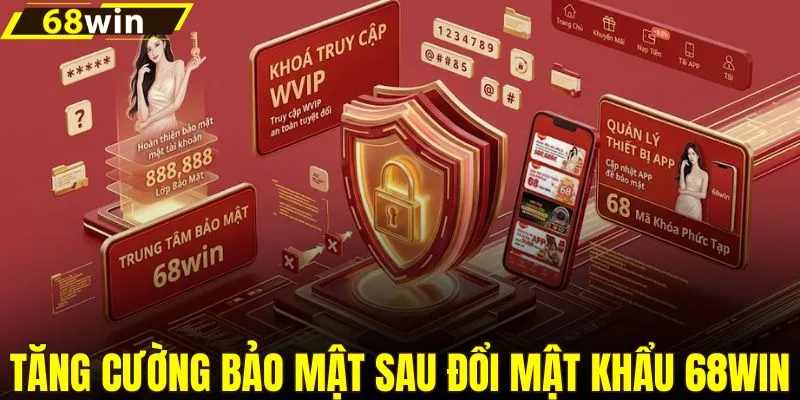 An toàn cho tài khoản sau đổi mật khẩu 68WIN