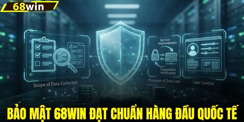 Bảo mật 68WIN đạt tiêu chuẩn hàng đầu quốc tế