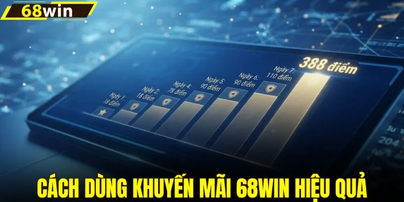 Cách dùng khuyến mãi 68WIN hiệu quả