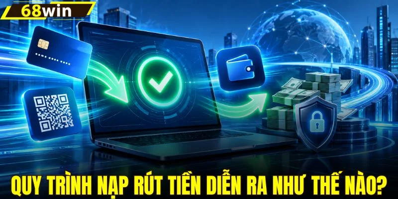 Cách nạp rút phổ biến trên 68WIN