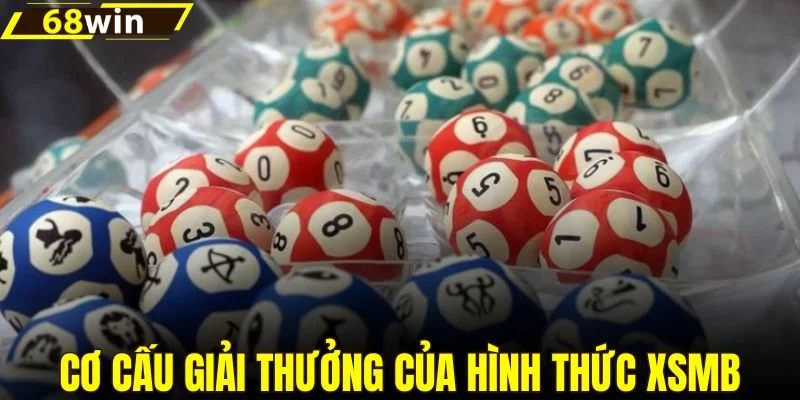 Cơ cấu giải thưởng của hình thức xổ số miền Bắc