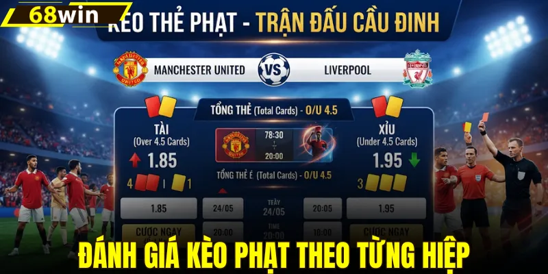 Đánh giá kèo phạt theo từng hiệp