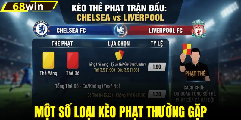 Một số loại kèo phạt thường gặp