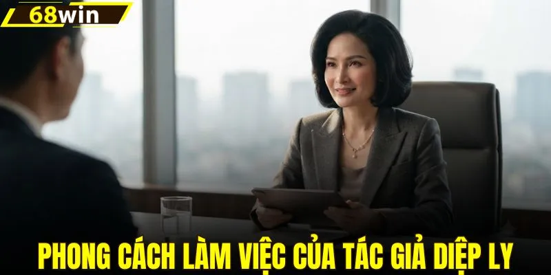Phong cách làm việc của tác giả Diệp Ly