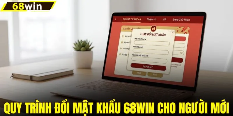 Quy trình đổi mật khẩu 68WIN cho người mới