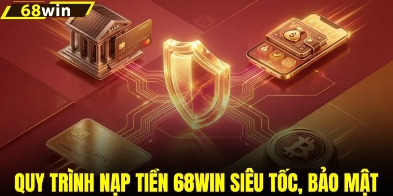 Quy trình nạp tiền 68WIN siêu tốc, bảo mật