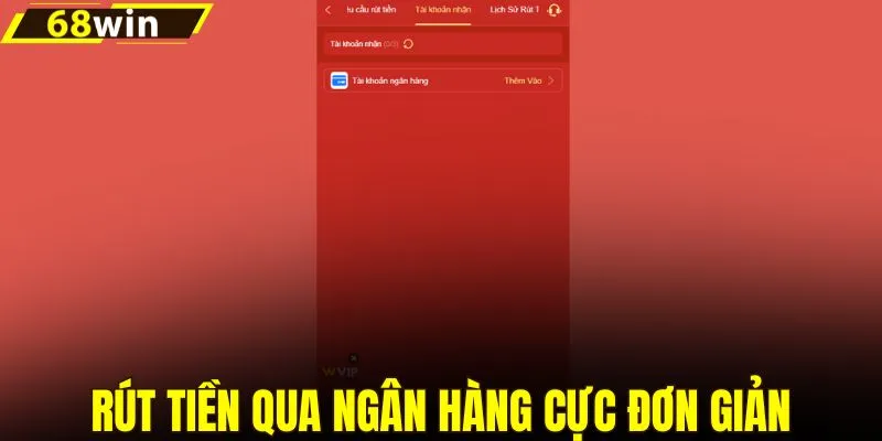 Rút tiền qua ngân hàng cực đơn giản