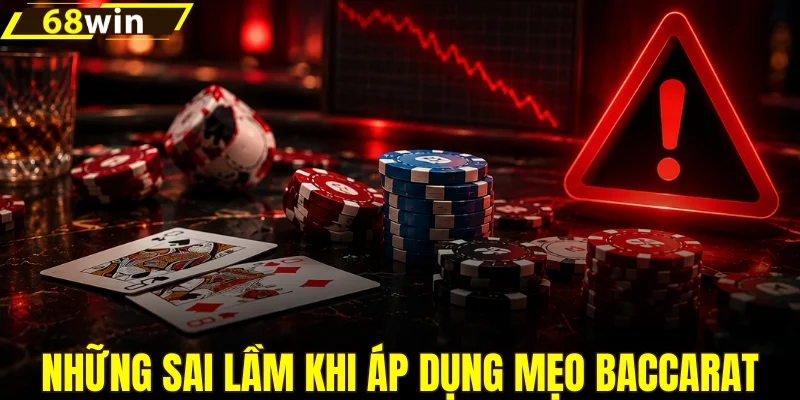 Sai lầm khi áp dụng mẹo baccarat