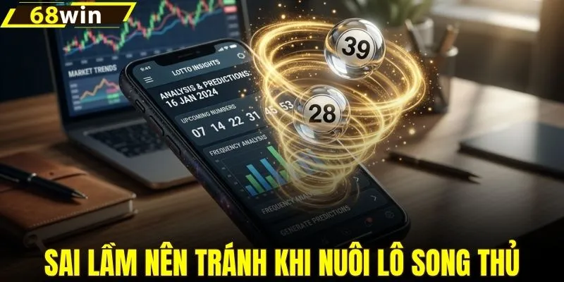 Sai lầm không nên mắc phải khi chơi lô song thủ