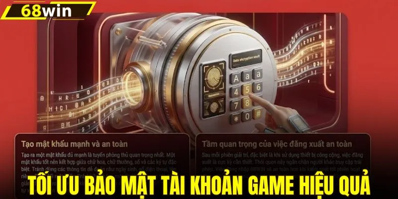 Tối ưu bảo mật tài khoản game hiệu quả