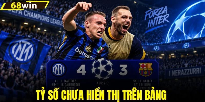 Tỷ số chưa hiển thị trên bảng