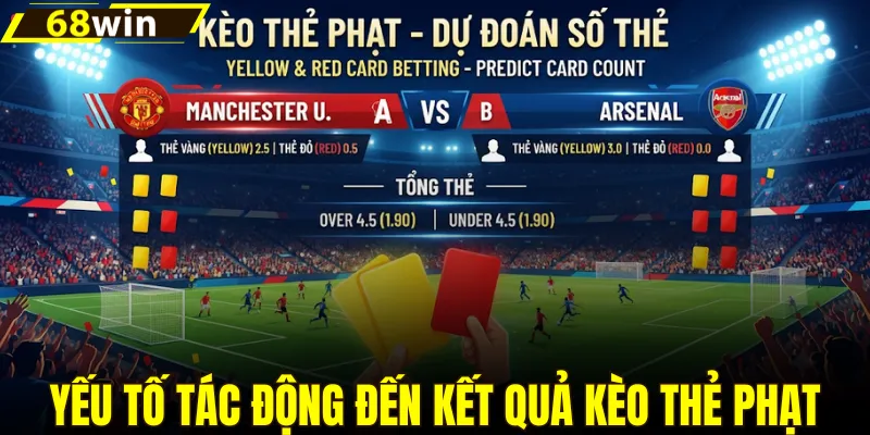 Yếu tố tác động đến kết quả kèo thẻ phạt